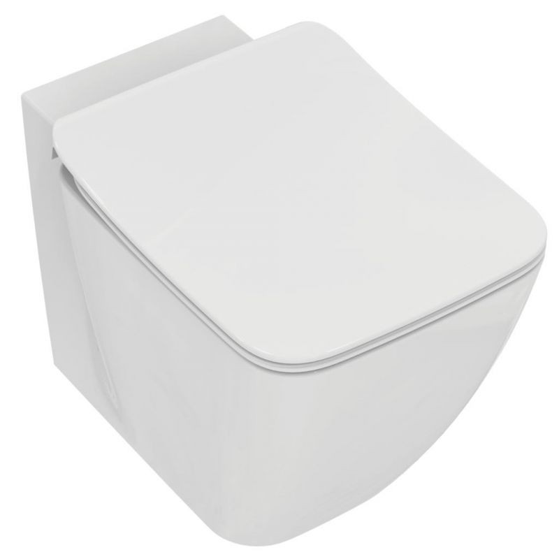 VAS WC STRADA II BTW AQUABLADE, PT REZERVOR INCASTRAT, 56X36.5,  FIXARE COMPLET ASCUNSA